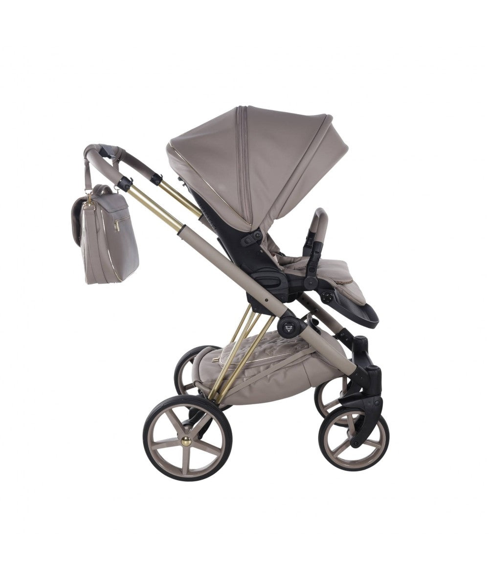 Junama Diamond Cubby Kombi-Kinderwagen - Cappuccino