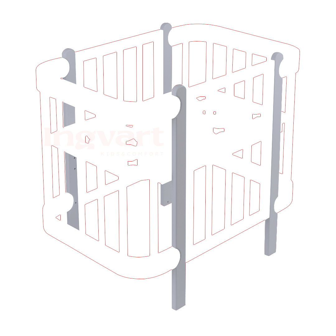 NIKA Kinderbettbeine, mintfarben