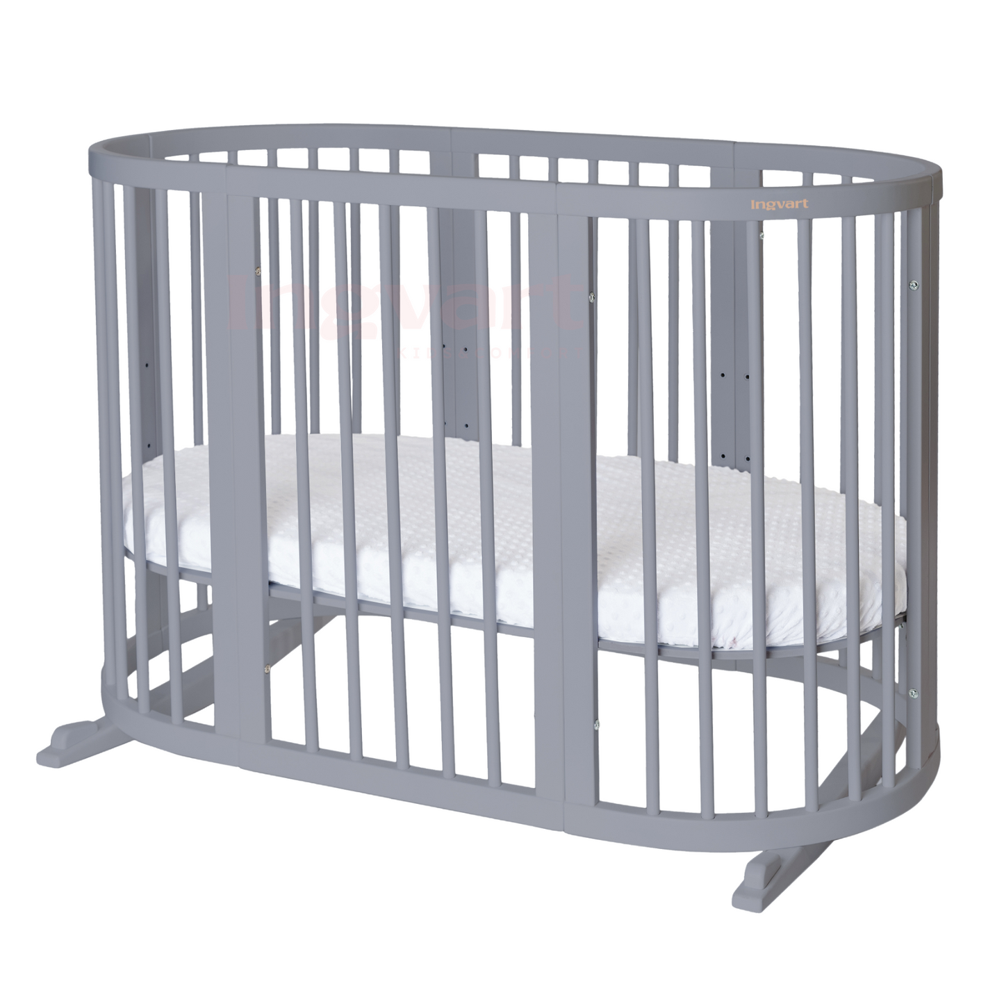 SMART BED 9-in-1-Babybett, umbaubar, Farbe Lavendel