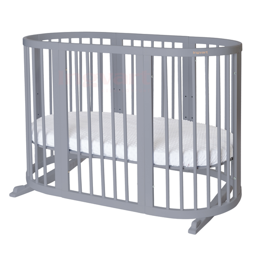 SMART BED 9-in-1-Babybett, Farbe Grau