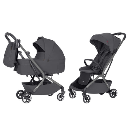 2-in-1 Kinderwagen „CARRELLO MAGIA“ - Elm Grey
