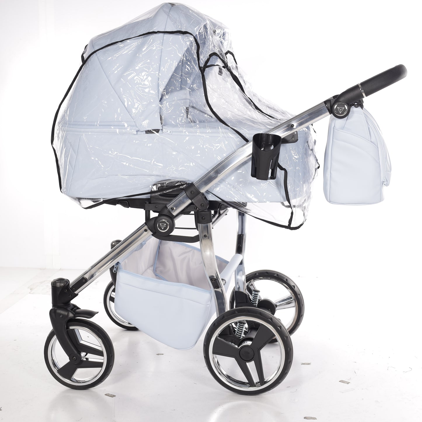 Zwillings-/Geschwisterwagen JUNAMA DUO V3 - ECO BLAU