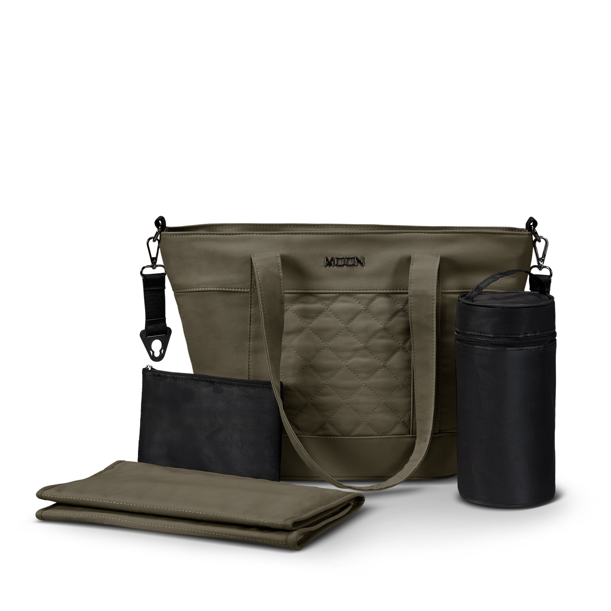 MOON - V-SHAPE BAG moss