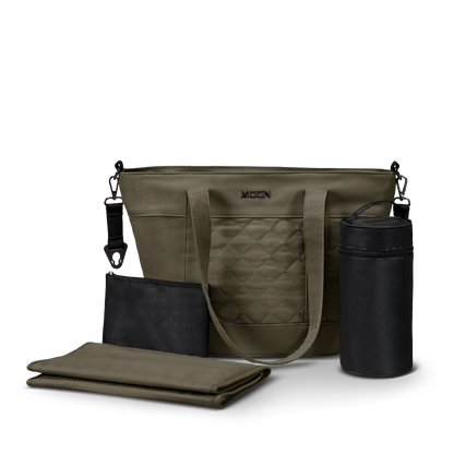 MOON - V-SHAPE BAG moss