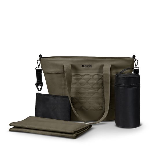 MOON - V-SHAPE BAG moss