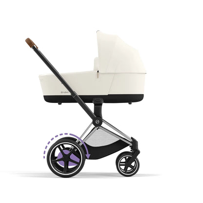 CYBEX e-PRIAM Set Gestell in Chrome Brown - Off White