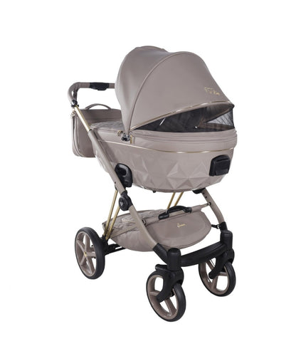 Junama Diamond Cubby Kombi-Kinderwagen - Cappuccino