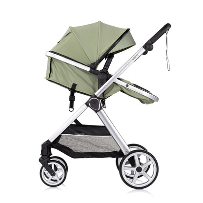 3-in-1 VERWANDELBARER KINDERWAGEN „VISTA“ BASILIKUM