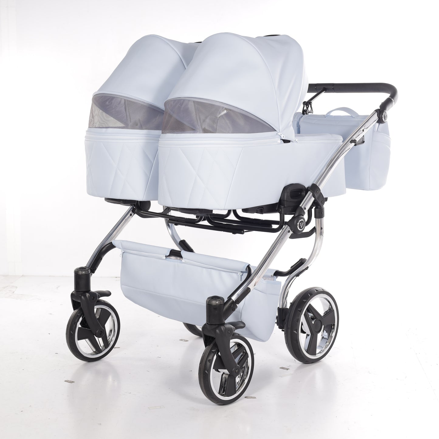 Zwillings-/Geschwisterwagen JUNAMA DUO V3 - ECO BLAU