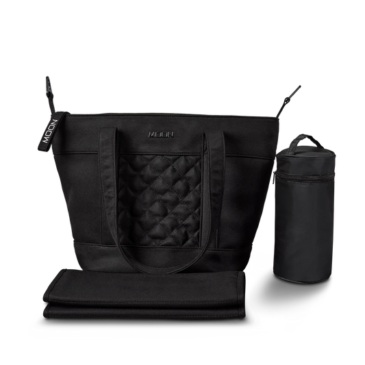 MOON - V-SHAPE BAG onyx
