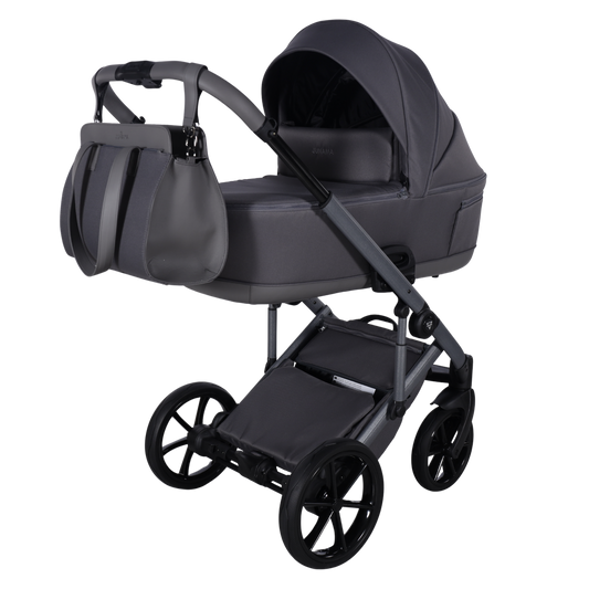 Junama Diamond Termo Ellegante Kombi-Kinderwagen - Dark Grey