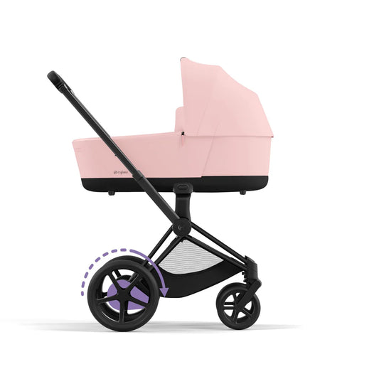 CYBEX e-PRIAM Set Gestell in Matt Black - Peach Pink