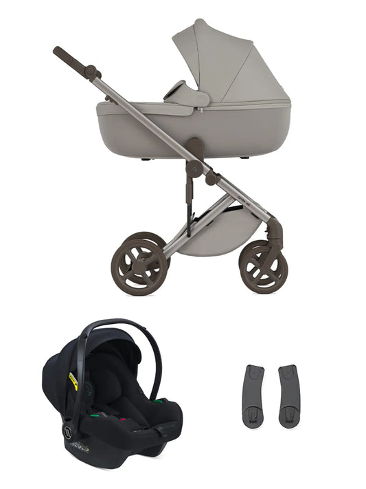 Anex Eli – Bundle 3in1 – Kombi Kinderwagen – inkl. Sportsitz, Babywanne und Avionaut Cosmo 2.0 Smart Babyschale – Granti – Kollektion 2026