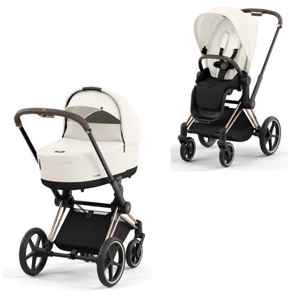 CYBEX PRIAM Set Gestell in Roségold - Off White