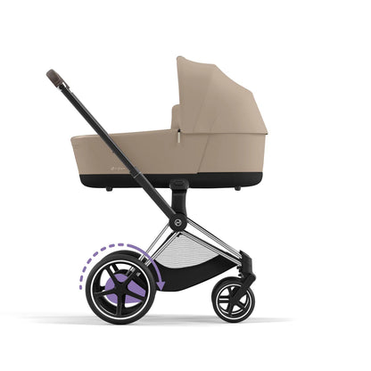 CYBEX e-PRIAM Set Gestell in Chrome Brown -  Cozy Beige