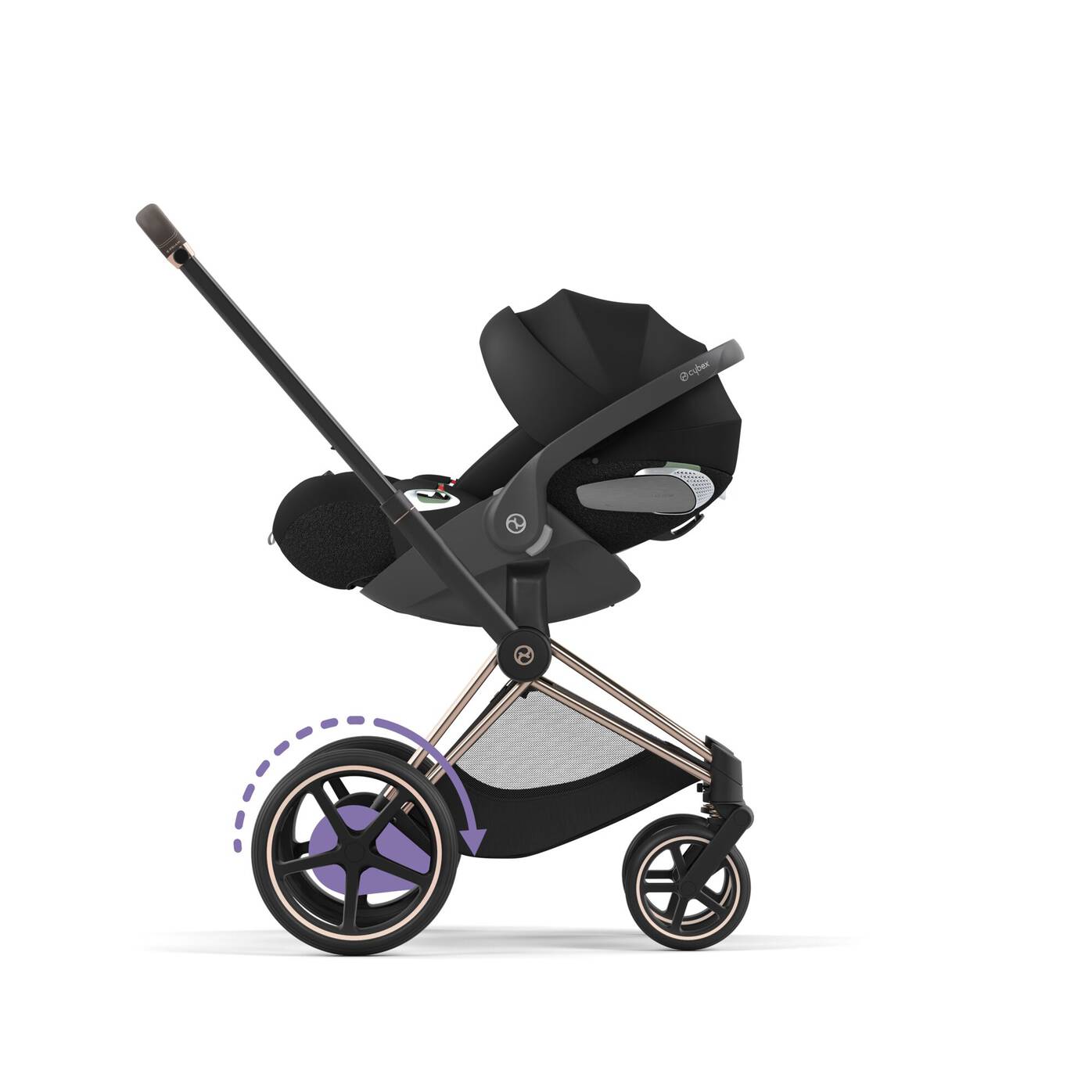 CYBEX - e-Priam Rahmen - Rosegold