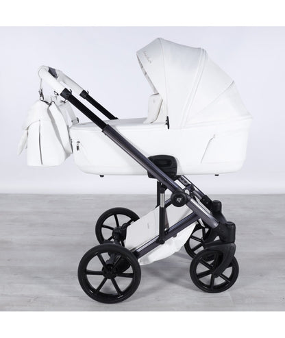Junama Diamond Le Papillon Kombi-Kinderwagen - Glitter White