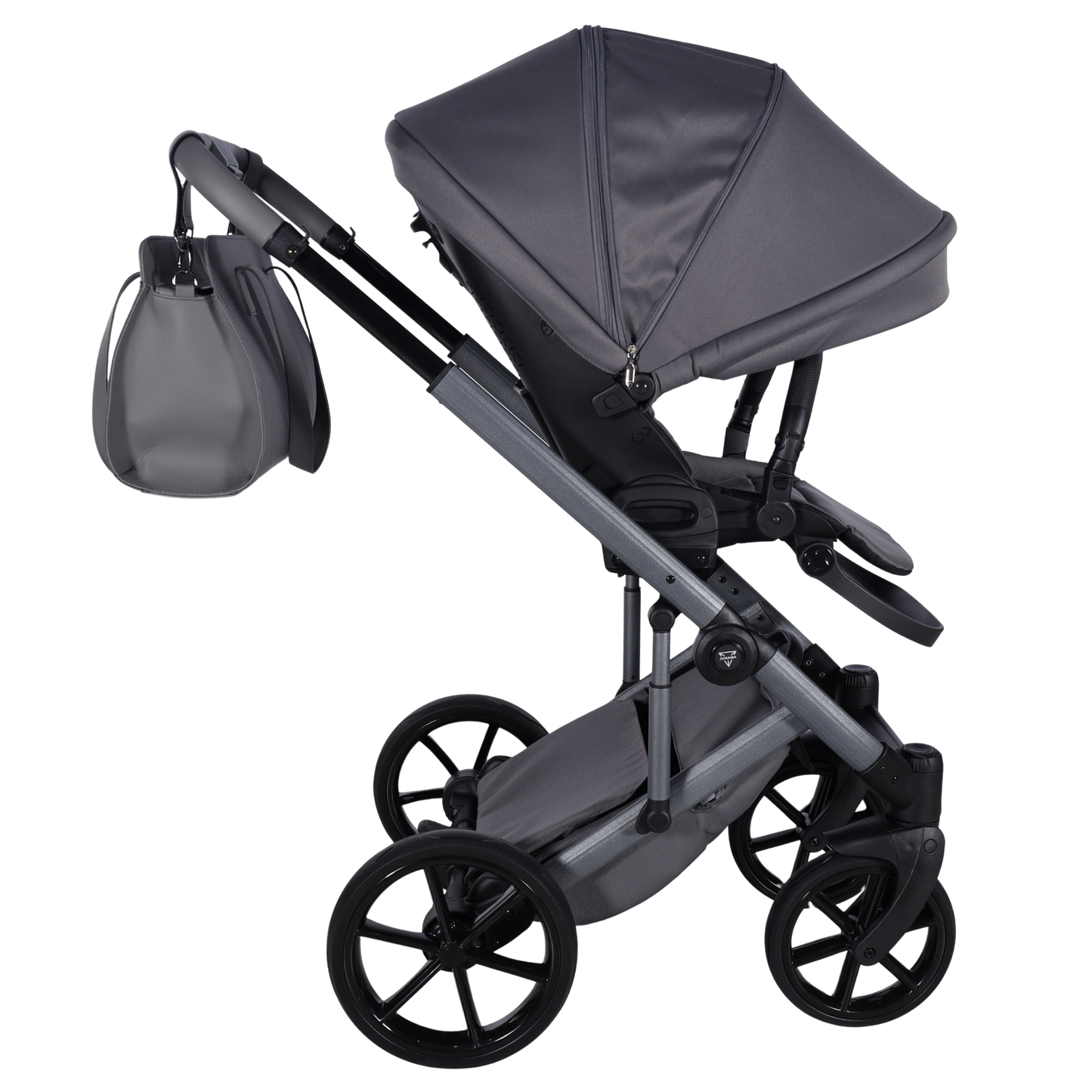 Junama Diamond Termo Ellegante Kombi-Kinderwagen - Dark Grey