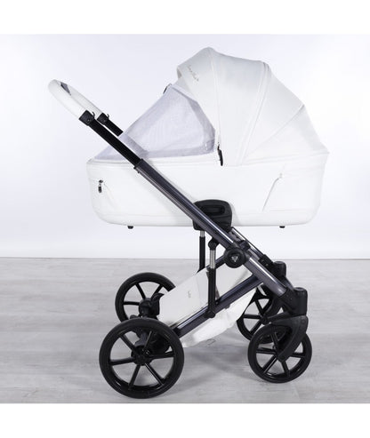 Junama Diamond Le Papillon Kombi-Kinderwagen - Glitter White