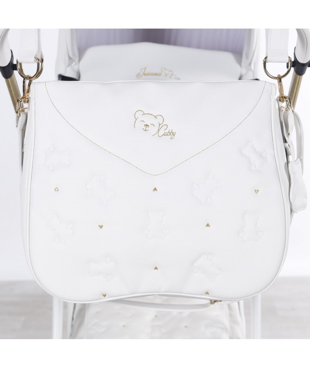 Junama Diamond Cubby Kombi-Kinderwagen - White