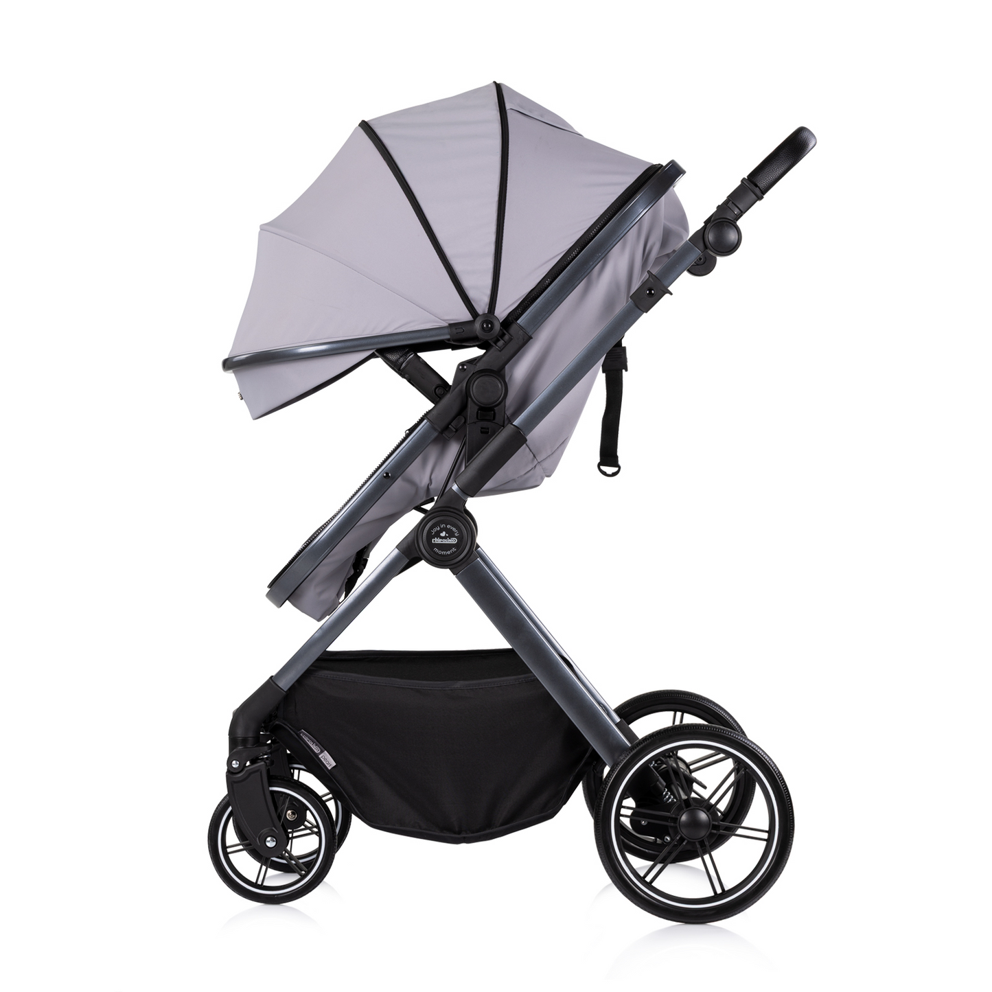3-in-1 BABY-TRANSFORMATIONSKINDERWAGEN "PEARL" - PLATINUM
