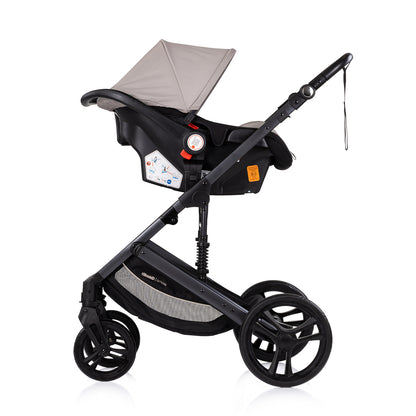 3-in-1 VERWANDELBARER KINDERWAGEN „AMORE“ LATTE