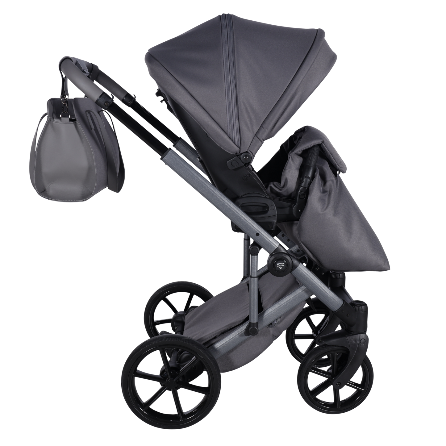 Junama Diamond Termo Ellegante Kombi-Kinderwagen - Dark Grey