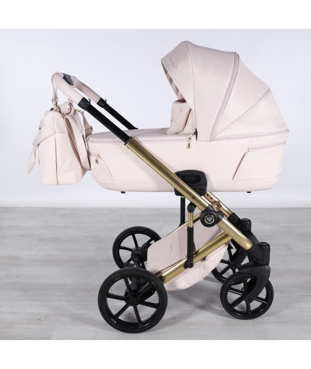 Junama Diamond Le Papillon Kombi-Kinderwagen - Glitter Pink