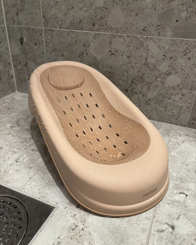 Luxus-Badeset Mocha - Zusammenklappbare Badewanne mit Badeständer