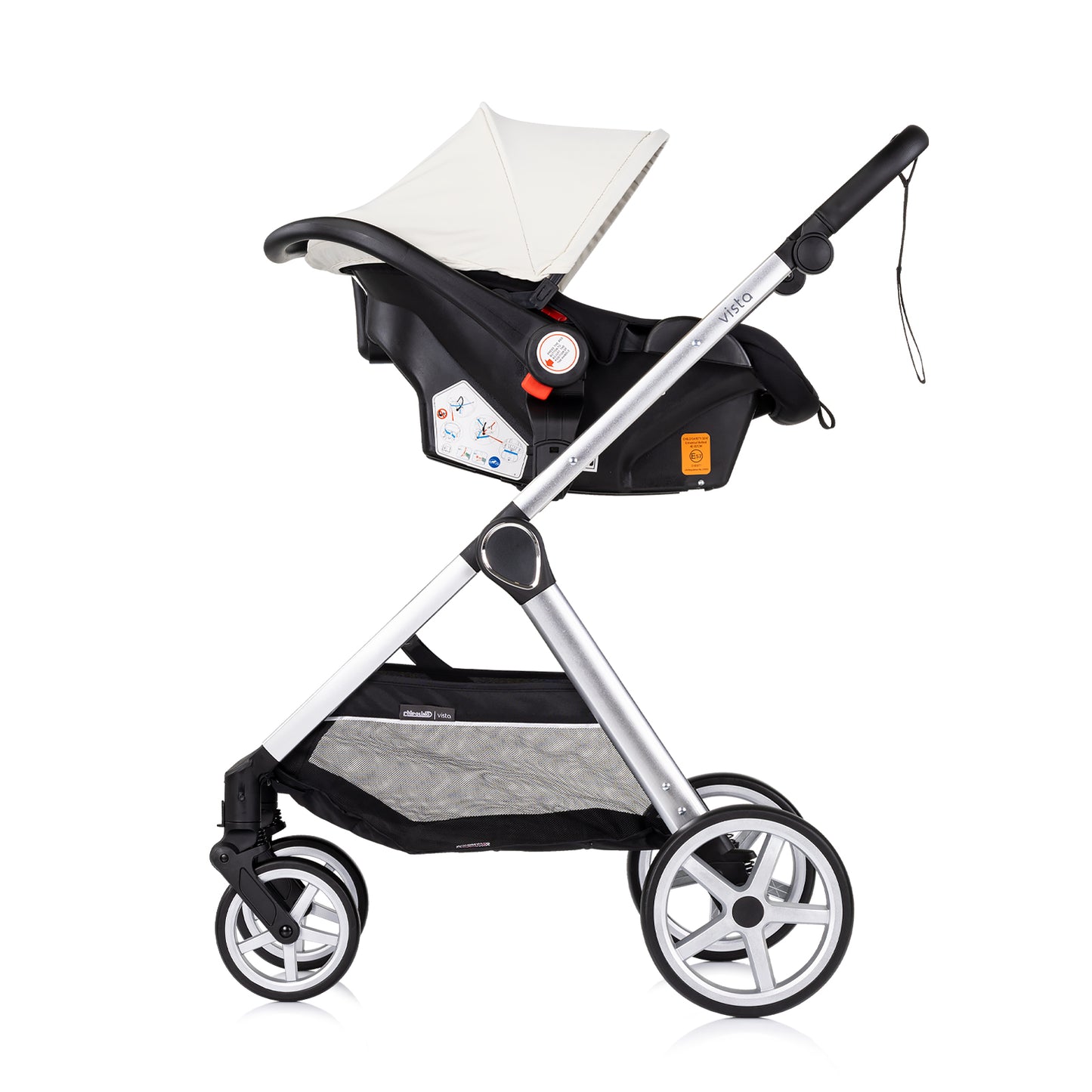 3-in-1 VERWANDELBARER KINDERWAGEN „VISTA“ BISCOTTA