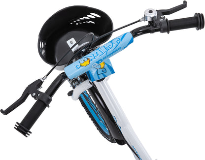Kinderfahrrad Donaldo 20 Zoll, V-Brake-Bremsen, höhenverstellbar, Seitenständer, Korb