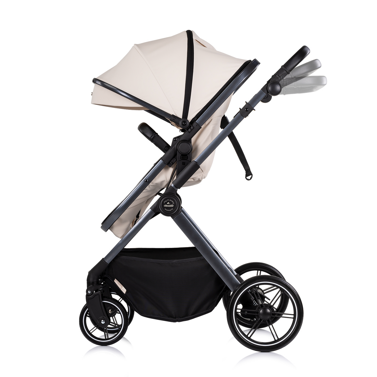 3-in-1 BABY-TRANSFORMATIONSKINDERWAGEN "PEARL" - KASCHMIR