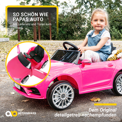 Kinder-Elektroauto Mercedes-Benz CLS 350 Coupé, lizenziert, 2 x 20 Watt Motoren, LED-Scheinwerfer