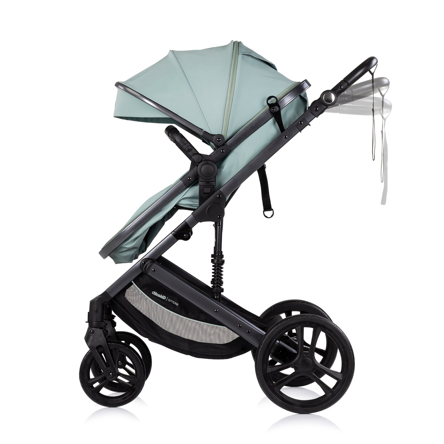 3-in-1 VERWANDELBARER KINDERWAGEN „AMORE“ MATCHA