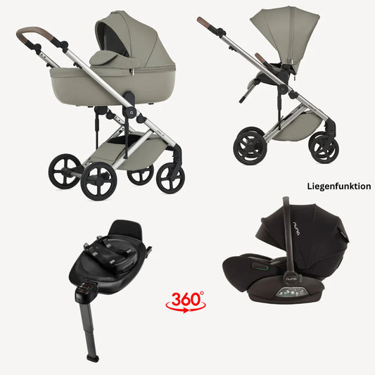 BUNDLE SET: ANEX ELI EXCITE 4IN1 BUNDLE SET INKL BABYSCHALE & ISOFIX 360°