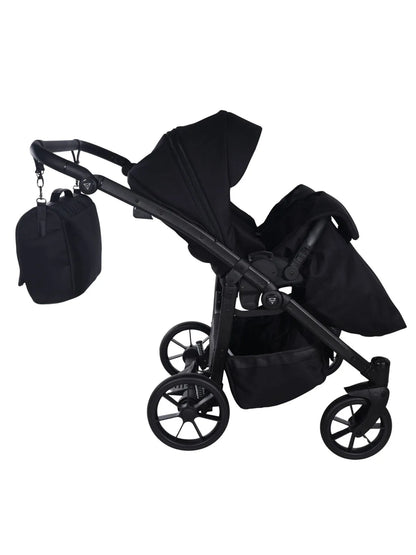 Zwillings-/Geschwisterwagen JUNAMA DUO V4 - Black