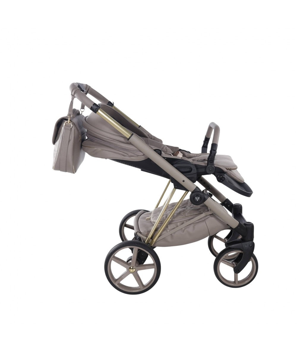 Junama Diamond Cubby Kombi-Kinderwagen - Cappuccino