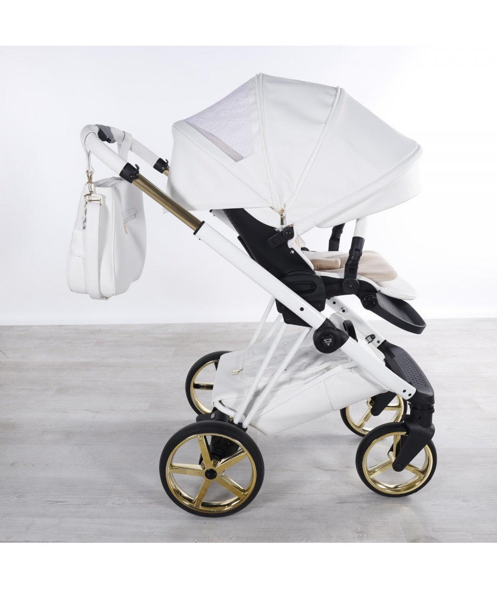 Junama Diamond Cubby Kombi-Kinderwagen - White