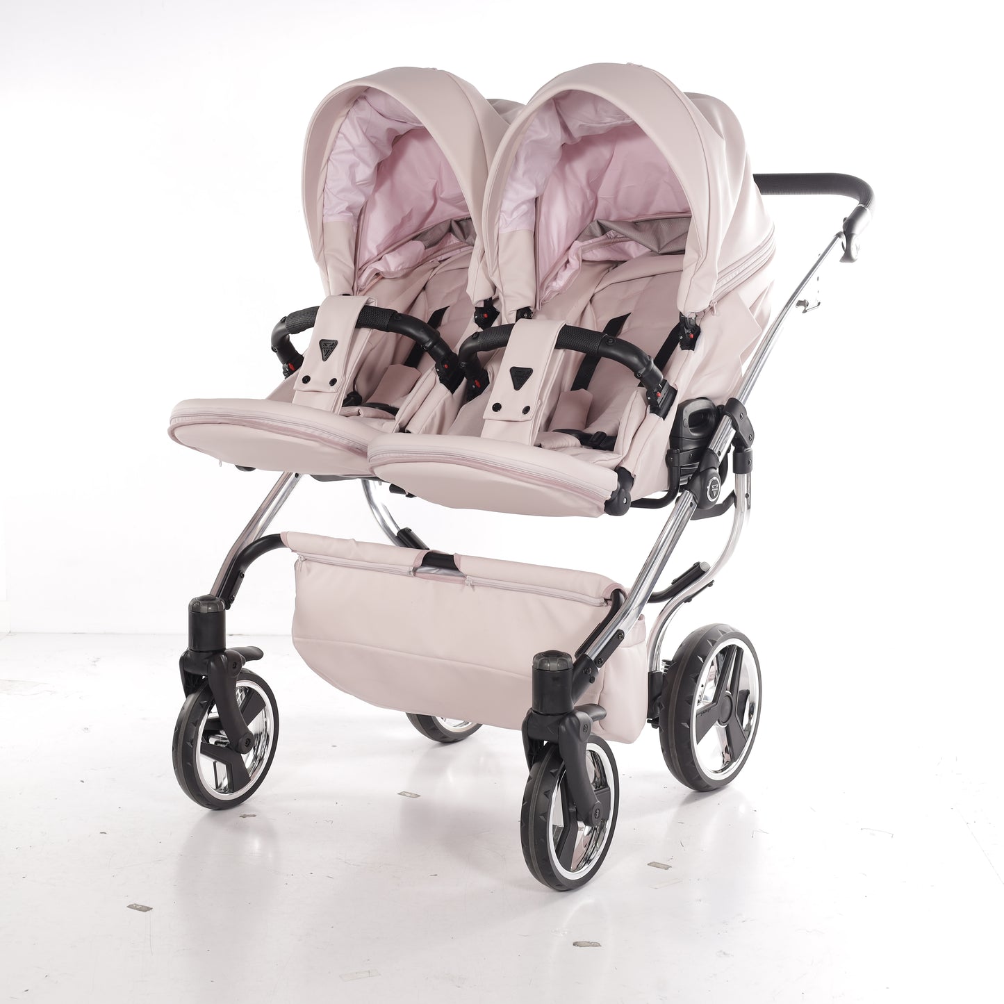 Zwillings-/Geschwisterwagen JUNAMA DUO V3 - ECO PINK