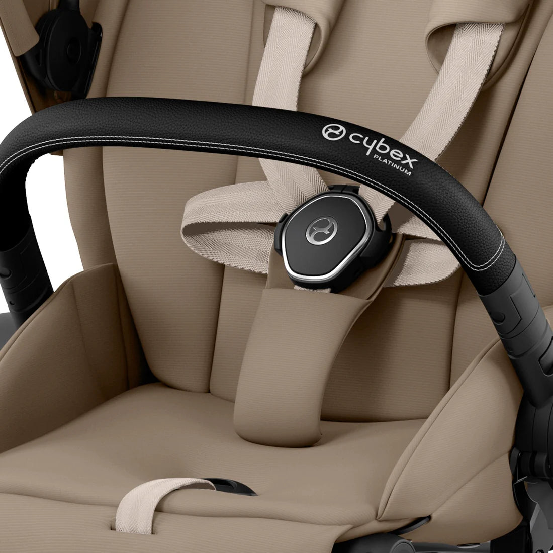 CYBEX PRIAM Set Gestell in Chrome Black - Cozy Beige