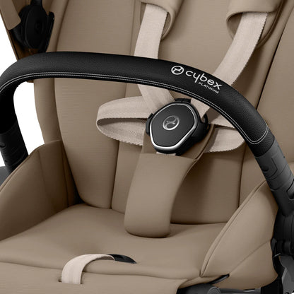 CYBEX PRIAM Set Gestell in Chrome Black - Cozy Beige