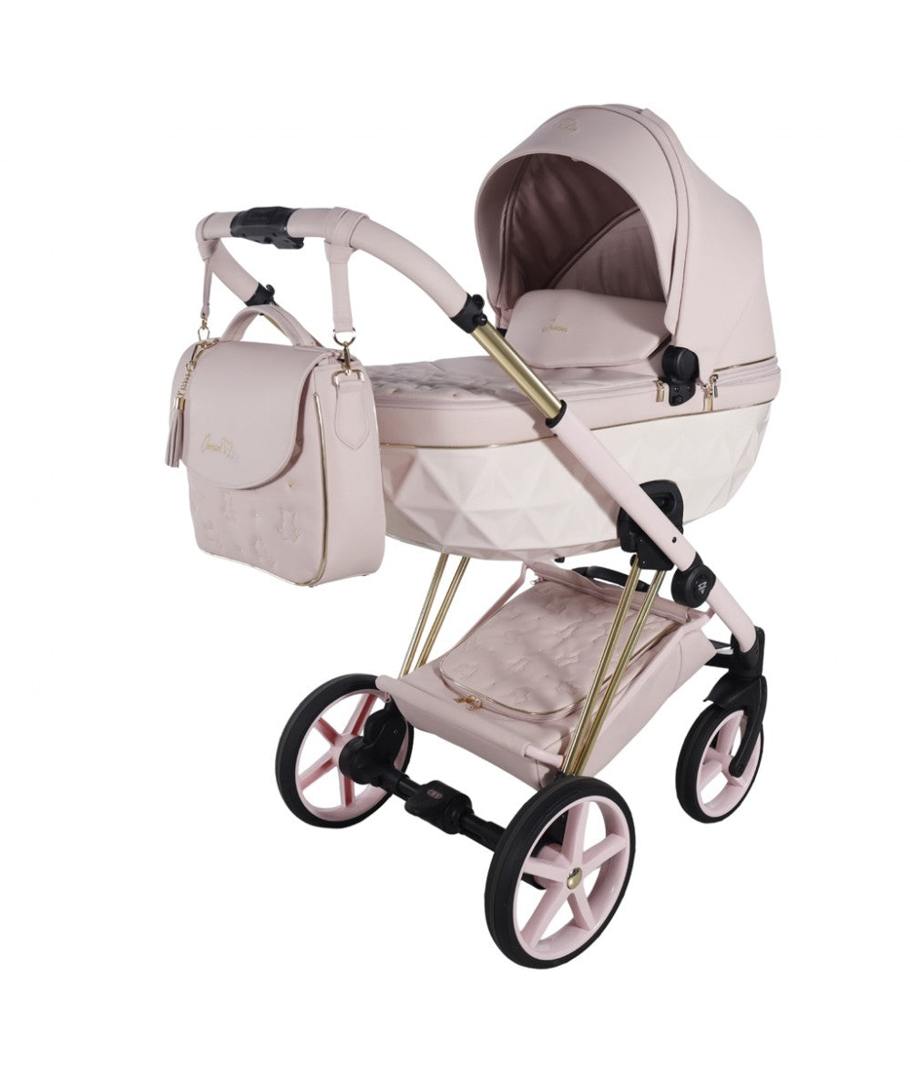 Junama Diamond Cubby Kombi-Kinderwagen - Pink