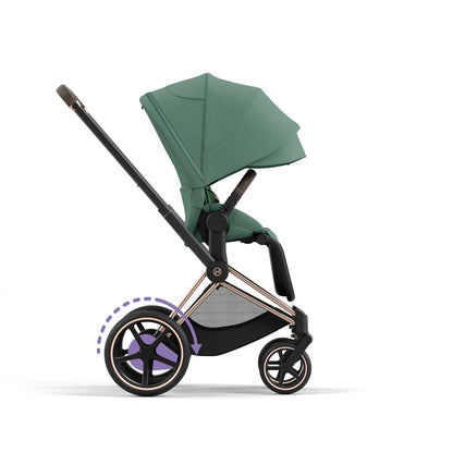 CYBEX e-PRIAM Set Gestell in Roségold - Leaf Green