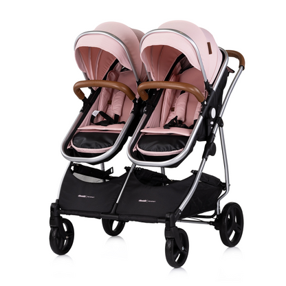 KINDERWAGEN FÜR ZWEI KINDER DUO SMART PINK