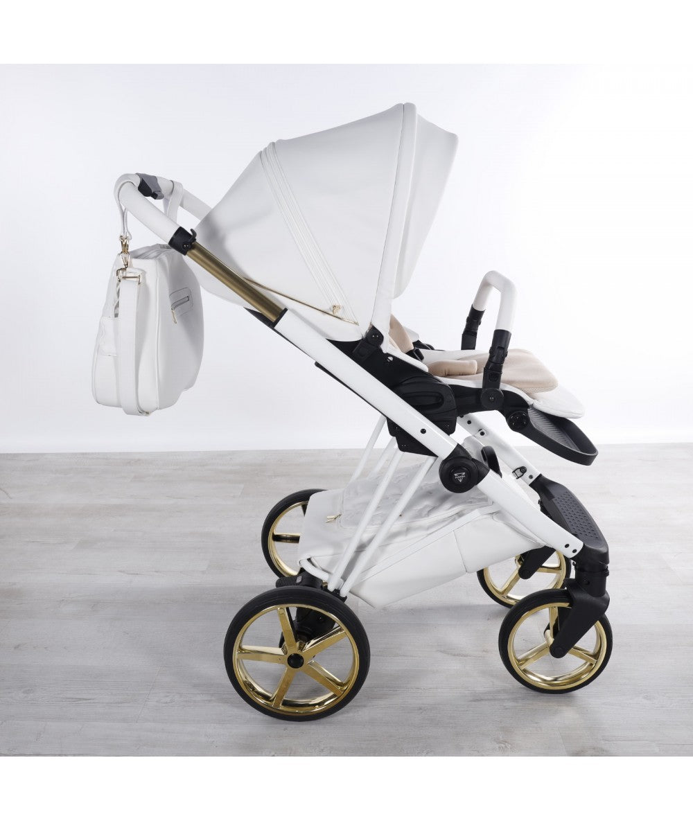 Junama Diamond Cubby Kombi-Kinderwagen - White