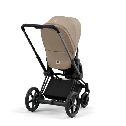 CYBEX e-PRIAM Set Gestell in Matt Black - Cozy Beige