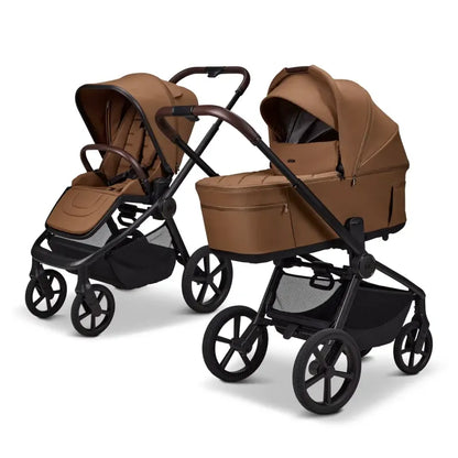 SET: 3in1 Kombikinderwagen RESEA Fold + Babyschale LOLA
 - cognac