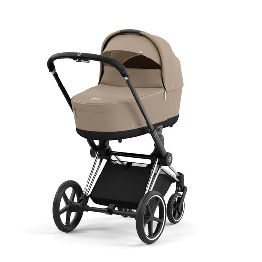 CYBEX PRIAM Set Gestell in Chrome Black - Cozy Beige