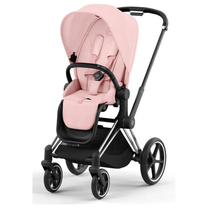 CYBEX PRIAM Set Gestell in Chrome Black - Peach Pink