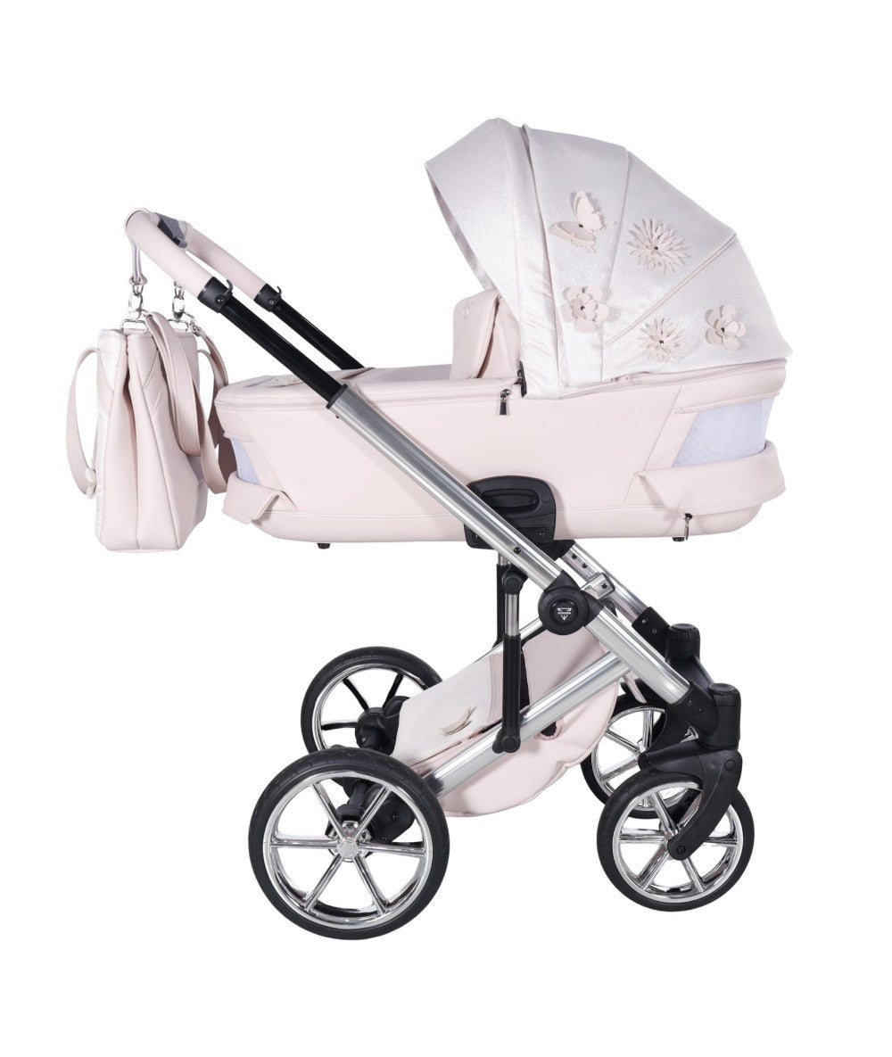 Junama Diamond Le Fleur Kombi-Kinderwagen - Pink